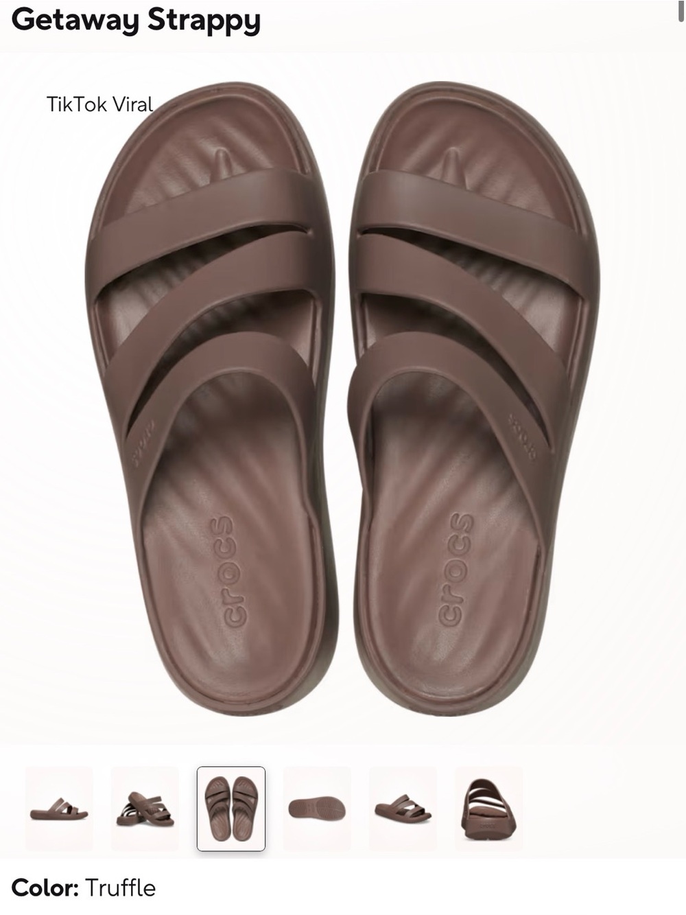 CROCS getaway collection size 7 - Picture 2 of 4
